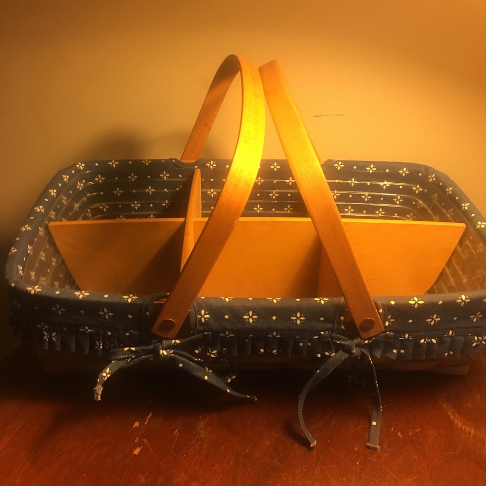 Longaberger Med gathering basket combo